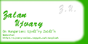 zalan ujvary business card